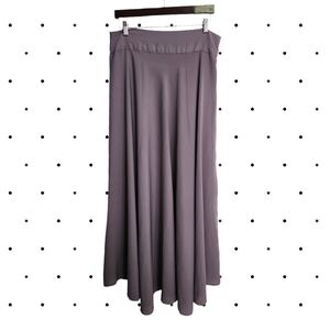 Greyish Lavander Long flowy skirt (fits like S)